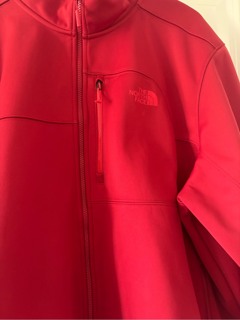 The North Face Men’s Apex Softshell Jacket Red and Black Hoodie Jacket XXXL - Picture 4 of 4